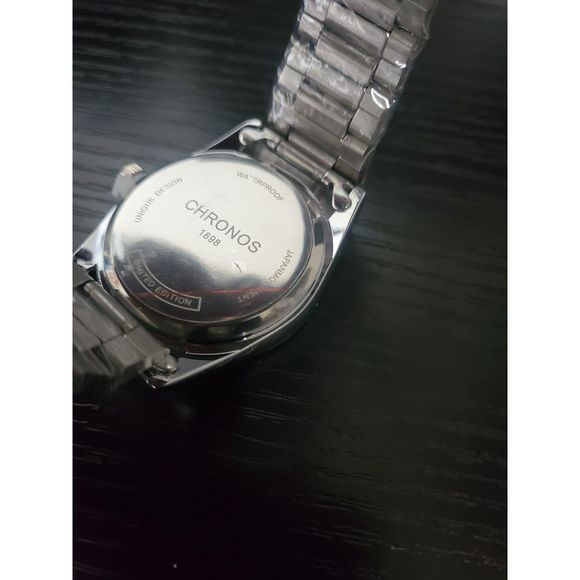 🔥NEW IN BOX Chronos Men's/Unisex Diamond Quartz Watch - Picture 4 of 4